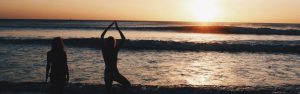 yoga by the ocean