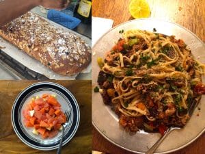 costa rica surf camp food