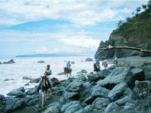 costa rica surf camp horseback riding