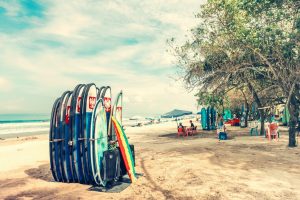 Surfboards on the beach