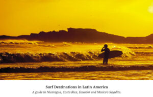 Surf Expedition Featured in Carve Magazine