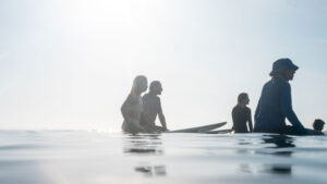 Spend time under the sun and breathing fresh air but make sure you are protecting your skin from the sun while surfing.