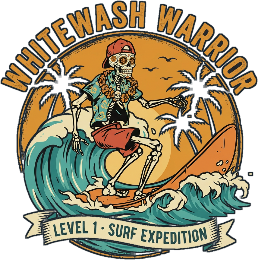 Whitewash Warrior — Level 1 badge